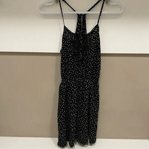 Garage Women’s XS Black and White  Polka Dot Dress